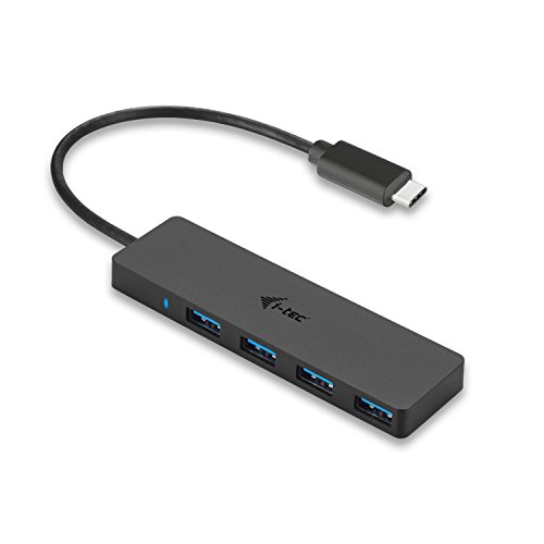 i-tec USB C Slim Passive Hub 4 Port Senza Alimentatore di Rete Ide...