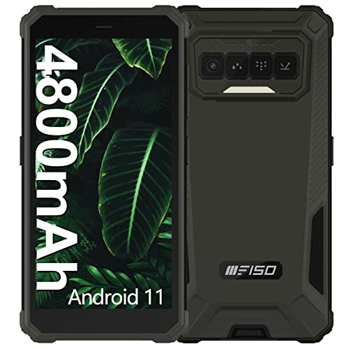 IIIF150 H2022 Rugged Smartphone, Telefono Indistruttibile Dual 4G Android 11, Impermeabile IP68 Antiurto, 5.5  HD+, Batteria da 4800mAh, 4GB+32GB, Fotocamera posteriore da 13MP, Face ID, NFC, GPS, OTG