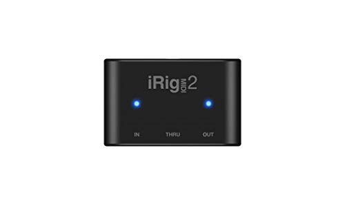 IK Multimedia iRig Midi 2 interfaccia Portatile Motion Controller per iOS iPhone iPod iPad Mac PC, Nero