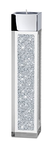 Implexions by connexion Moderno Porta-lumino Medio a pilone con Cristalli Swarovski Elements Decorazione Speciale o centrotavola