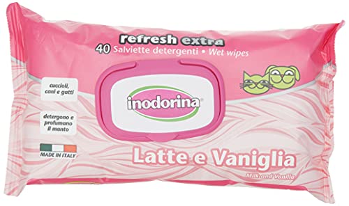 Inodorina - Detergenti Latte Vaniglia, 40 Salviette