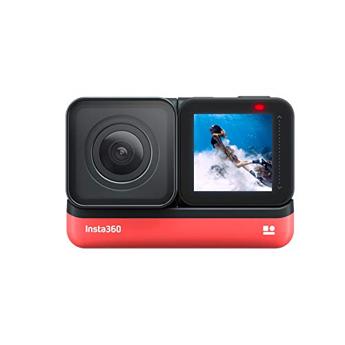 Insta360, Action Cam ONE R 4K Edition, con lenti intercambiabili, touchscreen e controllo vocale, livello di impermeabilità IPX8
