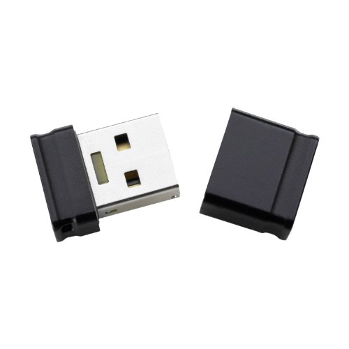 Intenso Micro Line - Chiavetta USB da 4 GB - USB 2.0, Nero