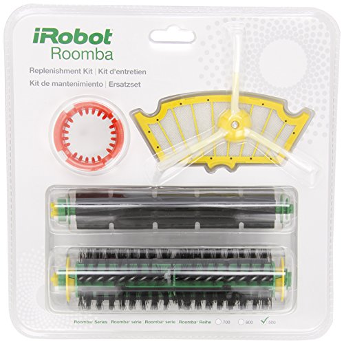 iRobot Kit di ricambi per Roomba serie 500 (2 spazzole, 3 filtri, 1 pulisci spazzole) originale