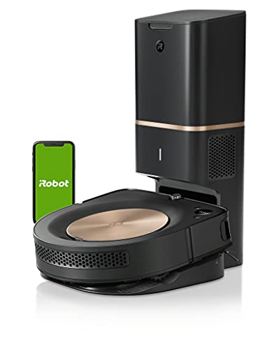 iRobot Roomba S9+ Robot Aspirapolvere Wi-Fi, Svuotamento Automatico,Mappa La Tua Casa, Bronzo Nero