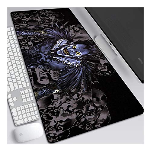 ITBT Death Note Tappetino per XXL Mouse da Gioco - Gaming Mousepad Extra Grande 900 x 400mm - Pad 3mm con Base in Gomma Antiscivolo - Spessore 3mm Anime Tappetino Mouse, A