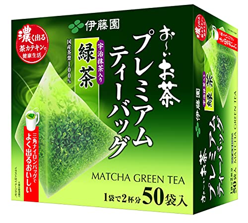 Itoen tè bustina di tè premio contenente tè verde 50 borse