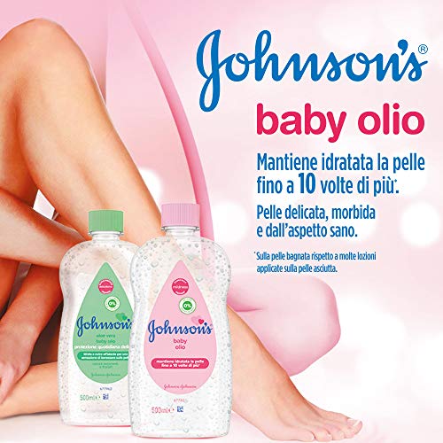 Johnson s Baby, Olio Neonati, Pelli Delicate, 500ml...