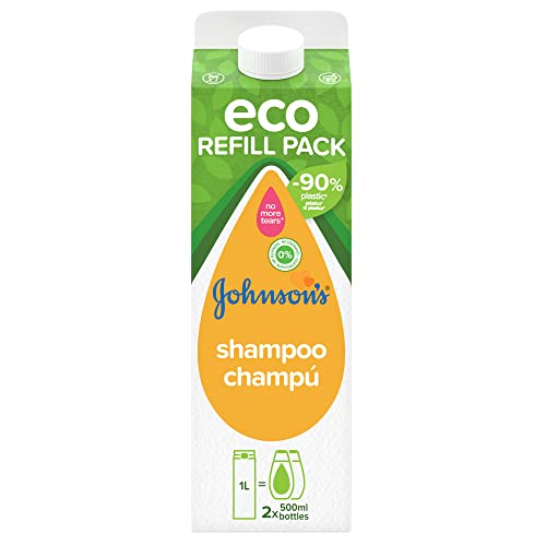 JOHNSON’S Baby Shampoo, Ricarica Ecologica di Cartone, per Bambin...