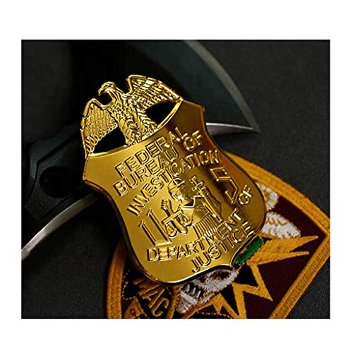 JXS Distintivo Militare degli Stati Uniti, Distintivo dell FBI USA, Badge pressofuso in Lega di Zinco, Collezione di distintivi Militari