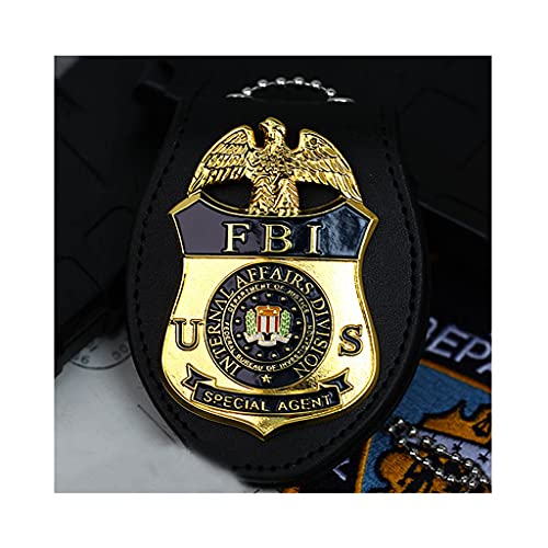 JXS Souvenir Distintivo dell agente Speciale dell FBI, Replica del Distintivo Americano, Copia 1:1 di Tutto Il Materiale in Rame, Souvenir della Collezione di Badge