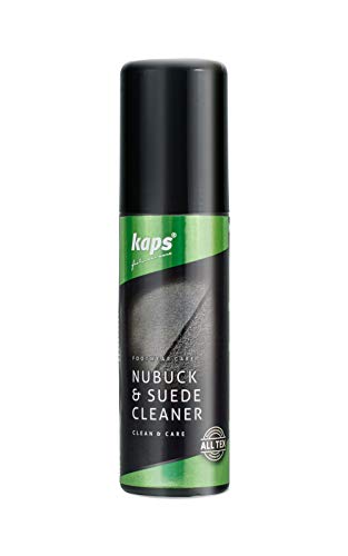Kaps Detergente per Nabuk e Pelle Scamosciata con Applicatore Spazzola, Shampoo per Tutti i Colori, 75 ml - 2.53 fl. oz.