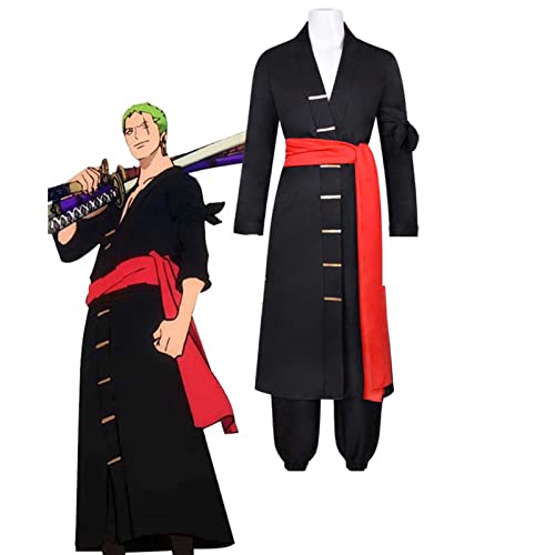 Kedelack Anime Roronoa Zoro Cosplay Kimono Costume Cosplay Abiti Un...