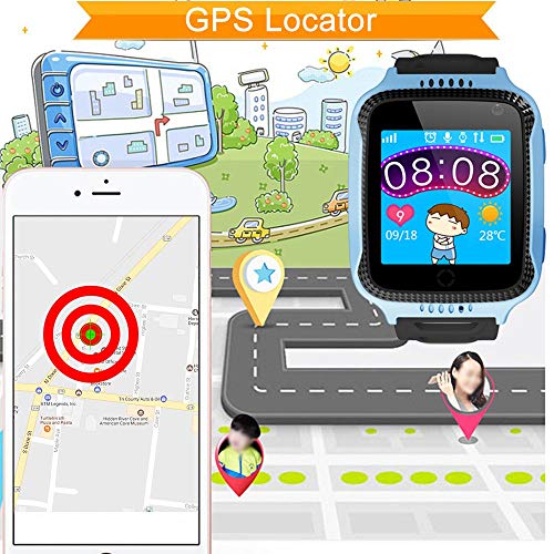 Kids Smartwatch Phone per Bambini GPS Tracker, Localizzatore di tra...