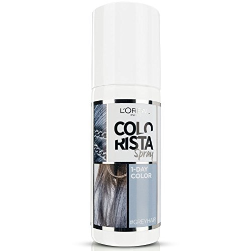 L Oréal Paris Colorista Spray 1-Day Color, Colorazione Temporanea un Giorno, Grigio (Grey)