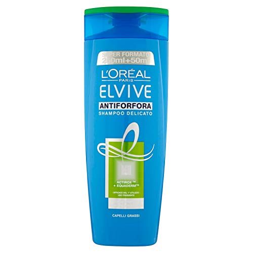 L Oréal Paris Elvive Antiforfora Shampoo Delicato per Capelli Grassi, 300 ml