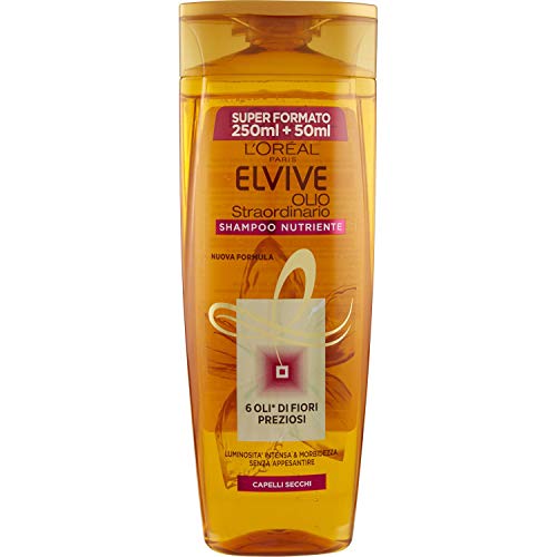 L Oréal Paris Elvive Olio Straordinario Shampoo Nutriente per Cape...