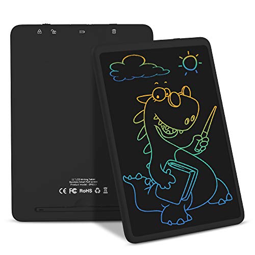 LCD Writing Tablet, 11 inch Electronic Writing And Drawing Board, Erasable Reusable Doodle Pad Tablet for Kids And Adults at Home, School, Office (Black)