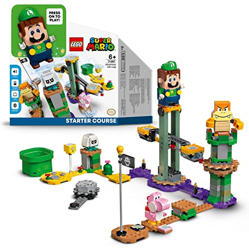 LEGO Super Mario Avventure di Luigi - Starter Pack, Giocattolo da Costruire con Personaggi Interattivi, Giochi Creativi per Bambini dai 6 Anni, 71387