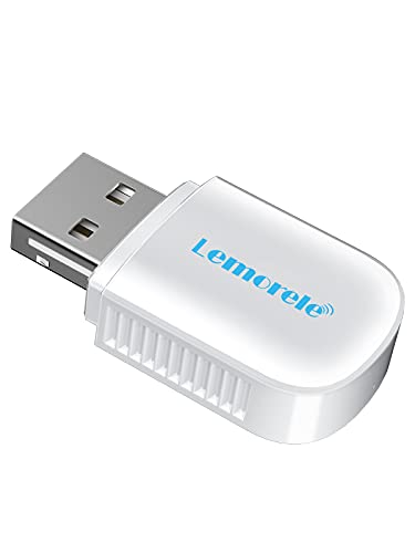 Lemorele Adattatore WiFi Bluetooth USB, AC 600Mbps, WiFi USB Bluetooth 4.2 Dual Band Super Veloce 5GHz   2.4GHz, Adattatore USB Ethernet per Mac OS, Windows, Linux e Altri Dispositivi