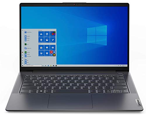 Lenovo IdeaPad 5 Notebook - Display 14  FullHD IPS (Processore AMD Ryzen 5 5500U, AMD Radeon Graphics, 256 GB SSD, RAM 8 GB, Fingerprint, Windows 10), Grigio (Graphite Grey)