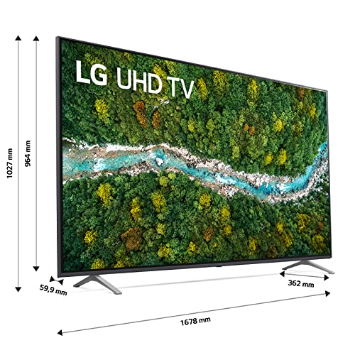 LG 75UP77006LB Smart TV LED 4K Ultra HD 75” 2021 con Processore Q...