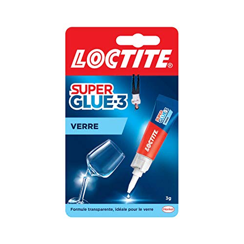 Loctite - Colla Super Glue-3 speciale per vetro, 3 g