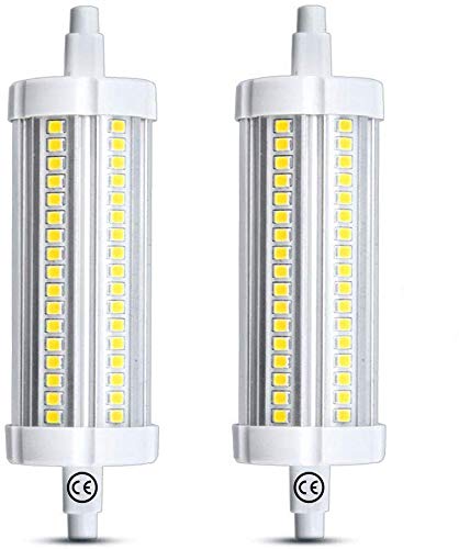 Luxvista LED R7S Lampadina 20W 118mm Lineare Bianco Calda 3000K Illuminazione Non Dimmerabile J118 a Doppio Effetto Lineare 1900Lumen Equivalenti a 200W Lampada Alogena 2-Pezzi