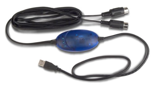 M-Audio UNO - Cavo USB MIDI 1-In 1-Out, Mini Scheda Audio Plug-And-Play Portatile