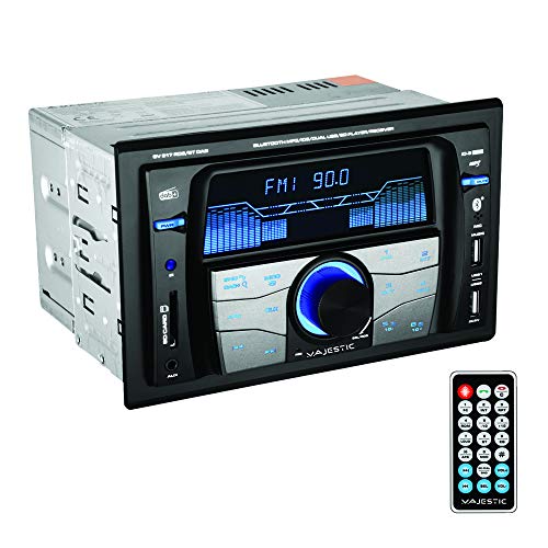 Majestic SV 517 RDS BT DAB - Autoradio FM stereo DAB+ bluetooth, Doppio DIN, ingressi USB SD AUX-IN, USB charger, 180W(45x4ch), nero