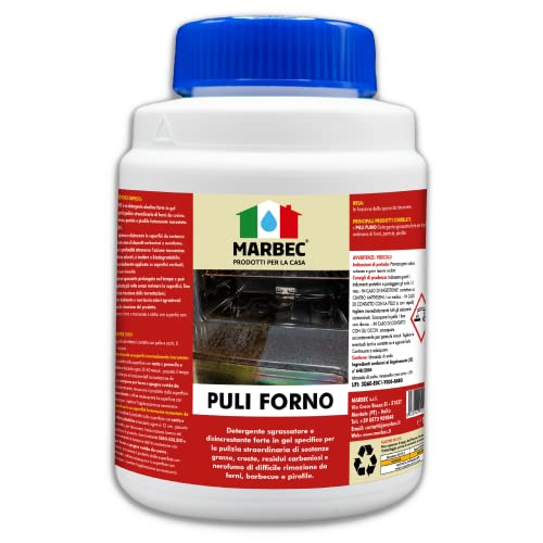 Marbec - PULI FORNO 1KG | Pulitore gel forte igienizzante per forni...