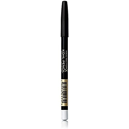 Max Factor, Matita Occhi Kohl Eyeliner Pencil, Kajal con Texture Ultra Morbida, 010 White, 1.2 g