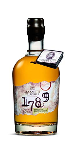 Mazzetti D  Altavilla 1789 Grappa di Barolo Bourbon Cask Finish - 500 ml