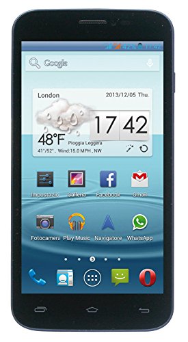 Mediacom G500 QC-Smartphone 5 (IPS QuadCore 1,2 GHz, 1 GB Di RAM, 4 GB, 8Mpx 2Mpx, Dual Sim, Android 4,2):