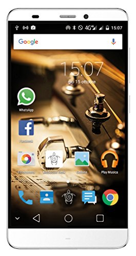 Mediacom PhonePad S552 Smartphone da 16 GB, Dual-SIM, Bianco