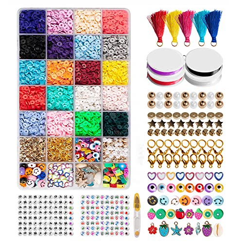 Menoeceus 20 Colori Kit per la Creazione di Gioielli in Clay Beads ...