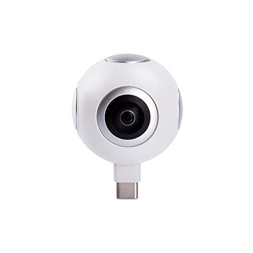 Midland H360 Smart Action Cam Videocamera Full HD per Smartphone Android, Camera 360 per Vlogging, YouTube, Facebook e Instagram