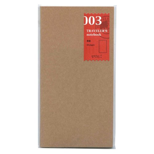Midori Blank Notebook Refill Midori 003 per Traveler s Notebook Regular Size