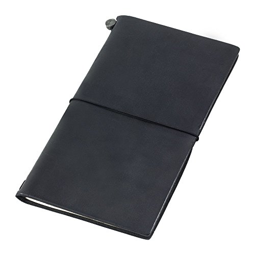 Midori Traveler s Notebook Black Leather