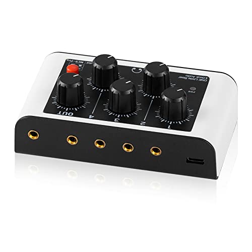 Mini stereo 4 canali linea mixer cuffie monitoraggio club Live Studio registrazione