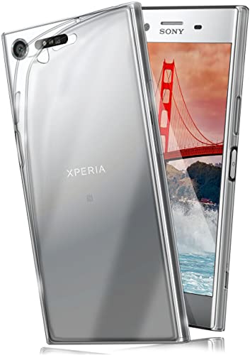 MoEx Aero Custodia Compatibile con Sony Xperia X Compact, Custodia in Silicone, Completamente Trasparente, Custodia Protettiva Ultra Sottile, Chiara, Crystal-Clear