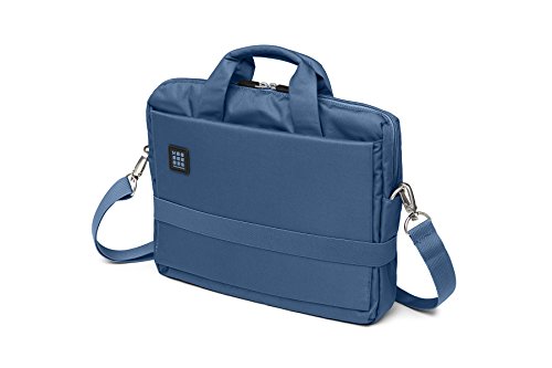 Moleskine Et73dbh13b31 ID Collection Borsa a Tracolla Orizzontale Device Bag per Pc, Tablet, Notebook, Laptop e iPad fino a 13  , Dimensioni 35 x 9.5 x 27 cm, Colore Blu Boreale