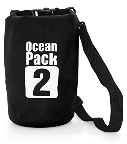 MyGadget Borsa Impermeabile 2L - Dry Bag Waterproof per Spiaggia, P...