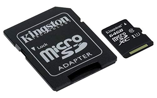 Kingston SDCS 64GB Canvas Select MicroSD, Velocità UHS-I di Classe...