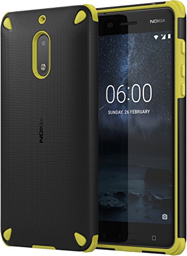 Nokia 1 a21mkw 00va Rugged Impact Caso 501 CC 6 Lemon Nero