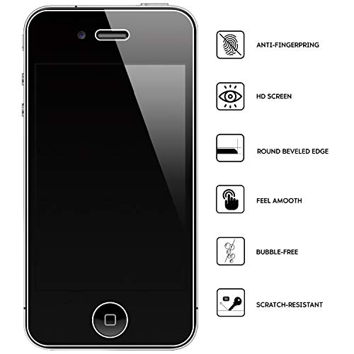 N NEWTOP [2 Pezzi] Pellicola GLASS FILM Compatibile per Apple iPhon...