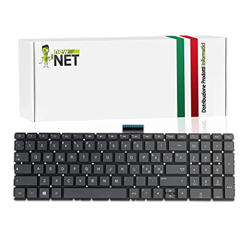 new net - Keyboards - Tastiera Italiana Compatibile con Notebook HP 250 G6 17G-BR 15-BS001NL 15-BS009NL 15-CC 15-BS000NL 15-BS008NL 15-BS014NL 15-BS070ND 15-BS004NL[ Senza Frame - Layout ITA ]