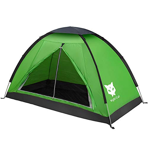 Night Cat Tenda Backpacking Impermeabile Leggera 1 2 Persona Facile da Installare per Campeggio Escursionistico Outdoor a Doppio Strato