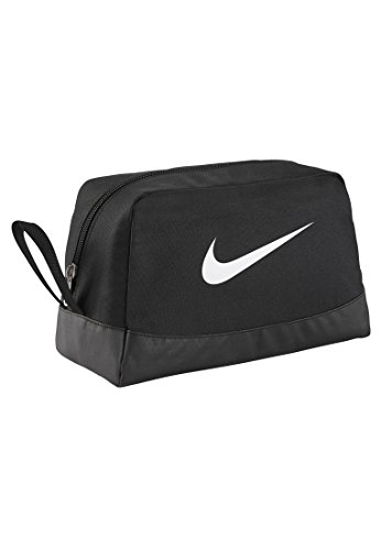 Nike Club Team Swoosh Toiletry Bag Beauty Case, 27 cm, Nero (White)
