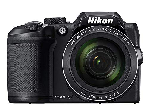Nikon Coolpix B500 Fotocamera Digitale Compatta, 16 Megapixel, Zoom 40X, VR, LCD Inclinabile 3 , FULL HD, Bluetooth, Wi-Fi, Nero
